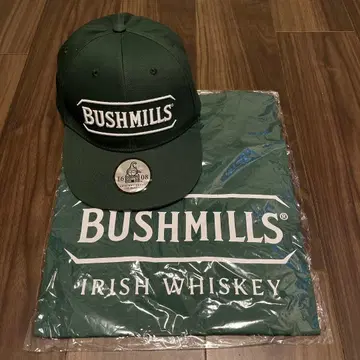 미사용 BUSHMILLS T셔츠 캡 세트
