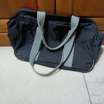 경량 나일론 보스턴 백 블랙