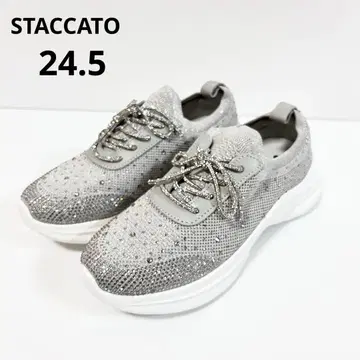 미사용 STACCATO 돌체 코드 레이스업 라이트 슬립온 24.5