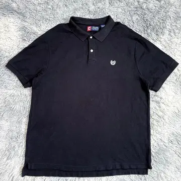 CHAPS 차프스 반팔 피케 셔츠 블랙 XL