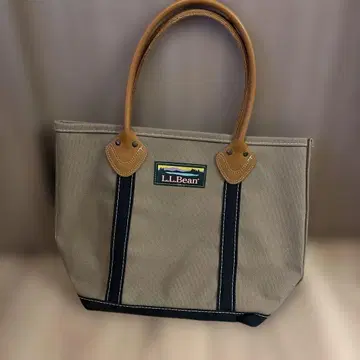 L.L.Bean 토트백 캔버스 가죽 핸들