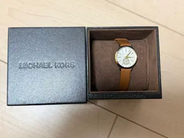 MICHAEL KORS 여성용 손목시계 가죽 벨트