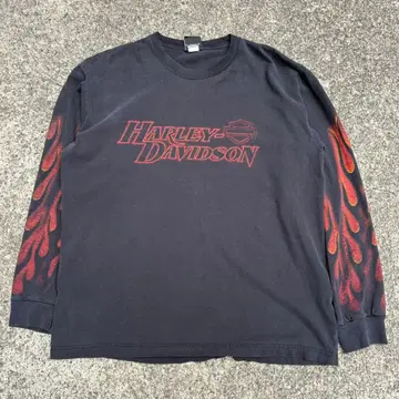 Harley Davidson 소매 프레임 긴팔 XL
