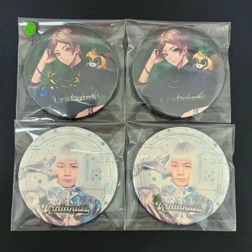 우라타누키 TA13OO 캔뱃지 4개 세트