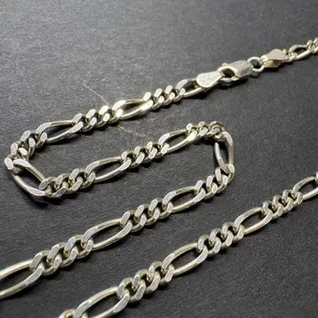 [ 50cm 12g silver925 ] 피가로 체인 목걸이
