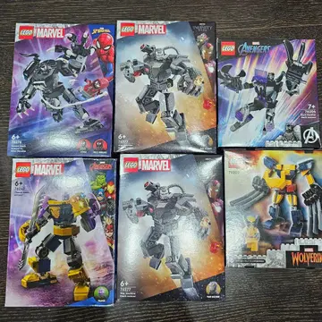 미개봉 LEGO MARVEL 메카 수트 5종 세트 레고