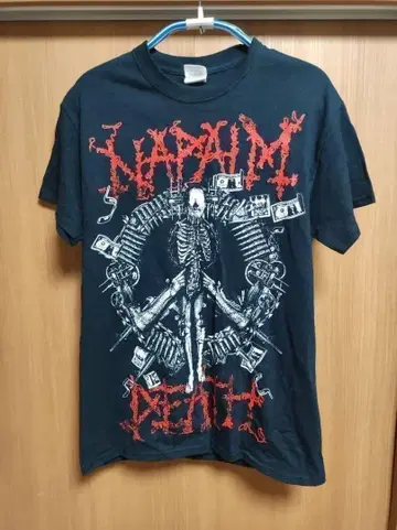 메탈 밴딩 T Napalm Death 셔츠