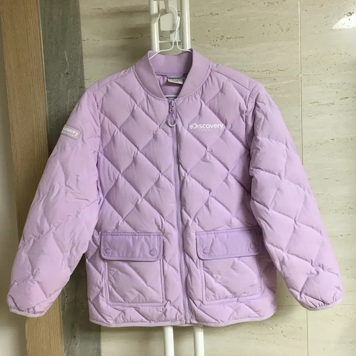 디스커버리 23fw 퀼팅 다운 패딩 자켓 150