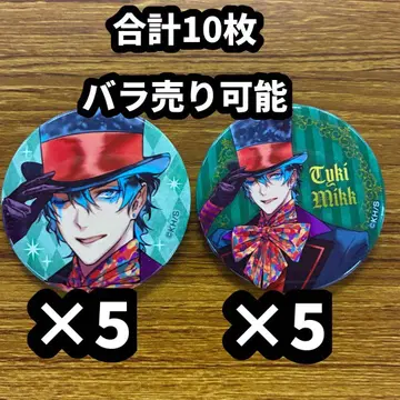 D.Gray-man 캐릭터러움 카페 티키 믹 캔뱃지 10개 세트
