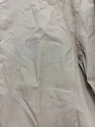 ICEBERG 반팔 셔츠 베이지 90s 빈티지 L 아이스버그