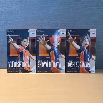 피규어 하이큐 히나타 쇼요 니시노야 유우 스가와라 코시 3체 세트