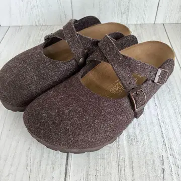 [컨디션 최상] 버켄스탁 로리 24cm 다크 브라운 Birki's 펠트