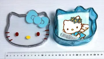 케이스 들어간 푸치 타월 엔젤 키티 헤이세이 레트로 산리오 헬로키티
