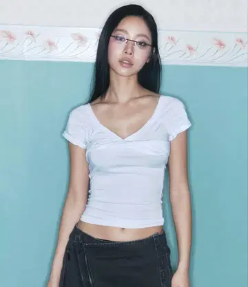 Marin Strap Shirring Short Sleeve Top