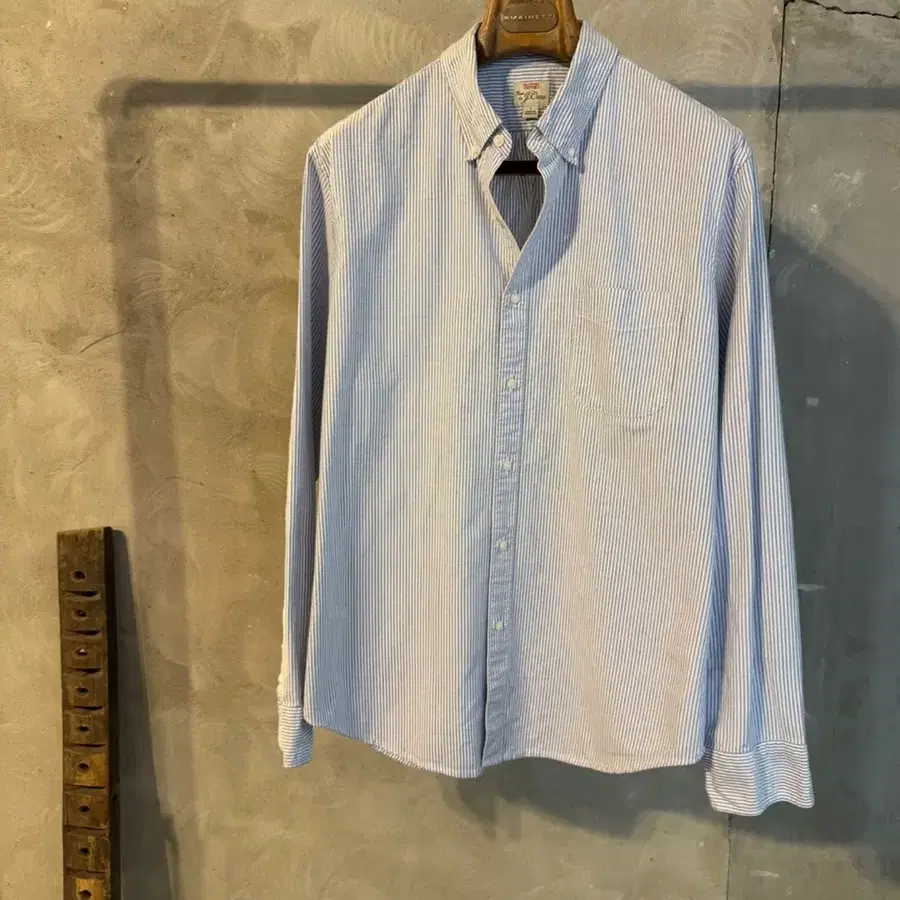 제이크루 스트라이프 셔츠 남성100