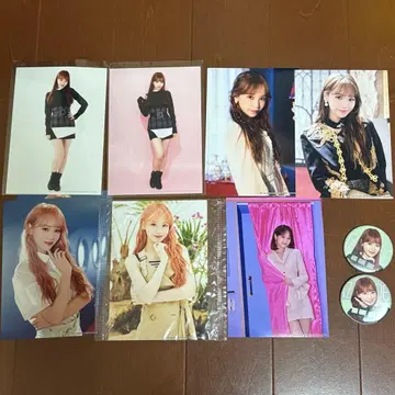 IZ*ONE 김채원 브로마이드 캔뱃지 세트
