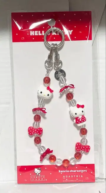 LOWRYS FARM [ HELLO KITTY ] DOT 스트랩 레드
