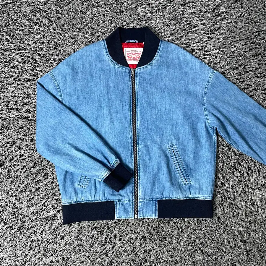 LEVIS 리바이스 워시드 데님 블루종 자켓