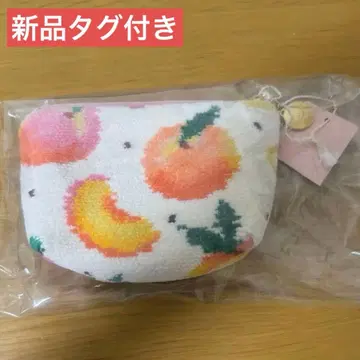 [오늘 한정 가격] [택 포함] FEILER 페이러 피치 도트 복숭아 파우치
