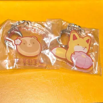 너구리와 여우 아크릴 키링