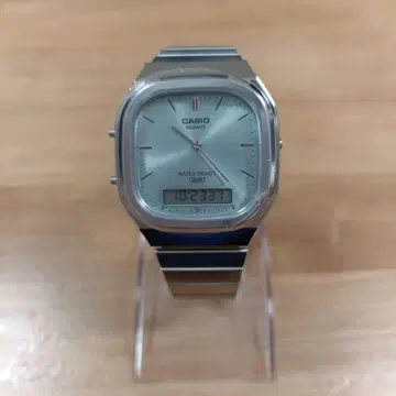 미사용 새상품 카시오 CASIO 옅은 파랑 아날로그 디지털 손목시계 AQ-240E-2AJF