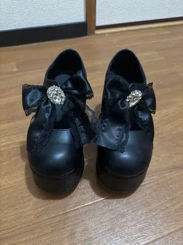 Ank Rouge 앙크루즈 버클 리본 로퍼 지뢰계 로리타