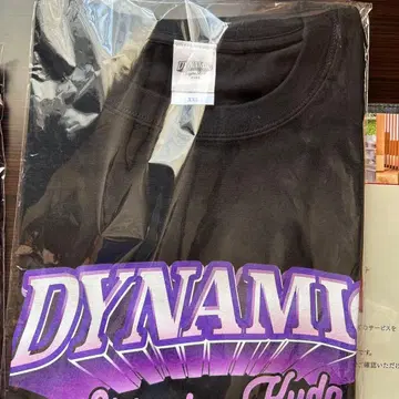 쿠도 시즈카 DYNAMICS 투어T셔츠 블랙 XXL