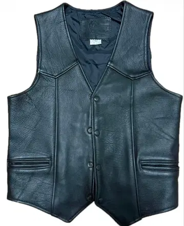 Branded Garments 가죽 베스트 USA제 사이즈 40
