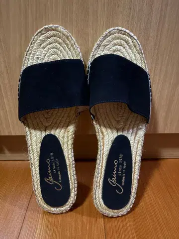Gaimo 에스파드리유 샌들 블랙 36