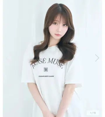 y*w님 Arch logo T-shirts 로제뮤즈 화이트