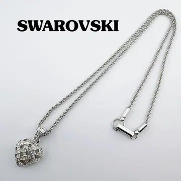 SWAROVSKI / 스와로브스키 하트 목걸이 실버 컬러