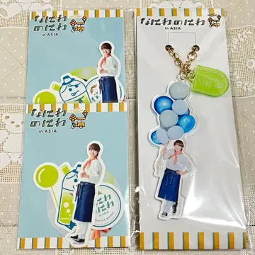 오하시 카즈야 나니와노니와 아크릴 키링 스티커 세트