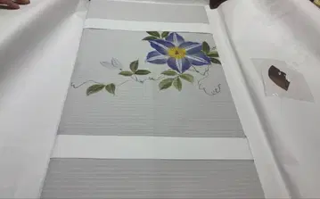 여름 명주 오비 나고야 오비 손글씨 철선