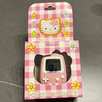 [ 미개봉 새상품 ] 포켓 헬로키티 Nintendo 만보계 레트로 게임 레어