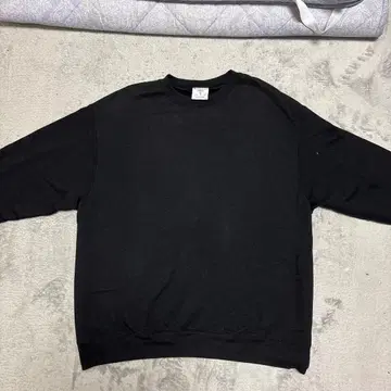 Champion ECO 크루넥 맨투맨 블랙 XL