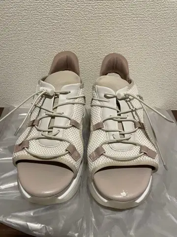 [ 흠집 및 얼룩 있음 ] 남편이 잠든 후에 오리지널 순발 샌들 LLL 아이보리