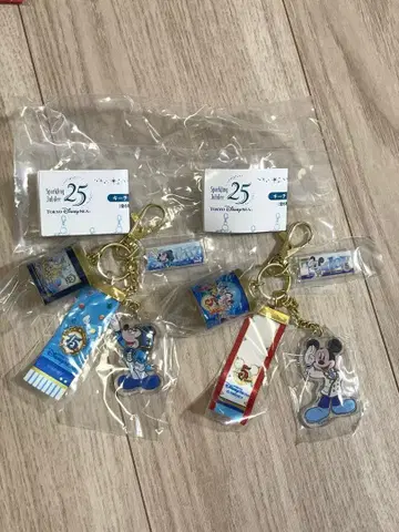 디즈니씨 25주년 캡슐 토이 10주년 & 5주년