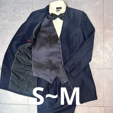 미사용급 고급 3세트 턱시도 신랑 네이비 사전 촬영 결혼식