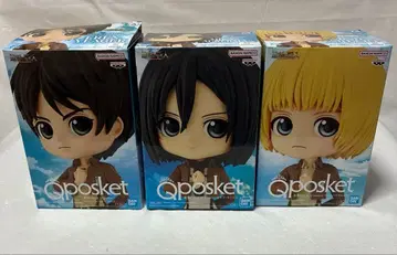 진격의 거인 Qposket 피규어 3체 세트