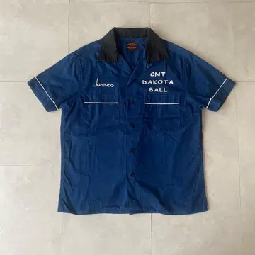 vintage BEAMS HEART 볼링 셔츠 워크 셔츠 아메카지