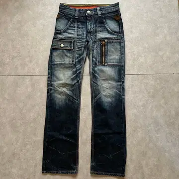 archive grunge edwin fade denim pants
