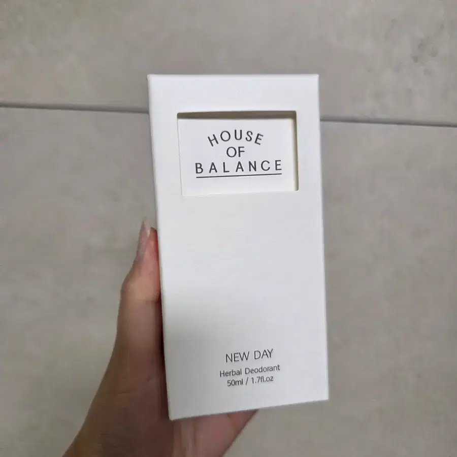 미개봉 새상품] 하우스 오브 밸런스 뉴데이 허벌 데오도란트 50ml
