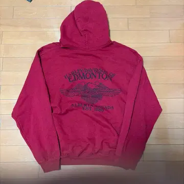 Harley-Davidson 후드티 레드 L 사이즈