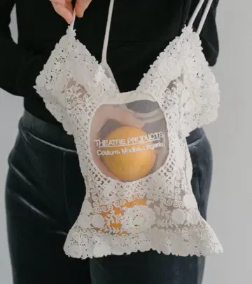 THEATRE PRODUCTS 튤 레이스 토트백