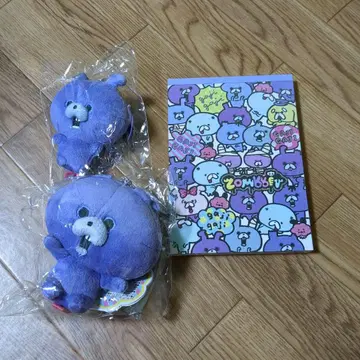 ZOMBBEAR 봉제 인형 마스코트 메모장 세트