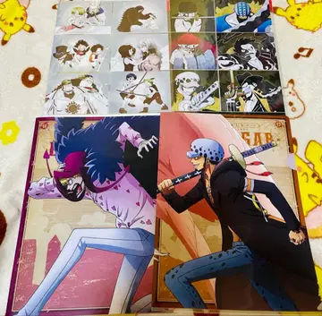 ONEPIECE 원피스 클리어 파일 4장 세트