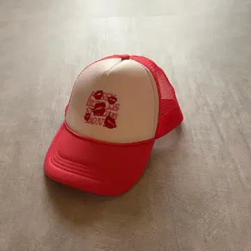 archive grunge mesh cap y2k pink white