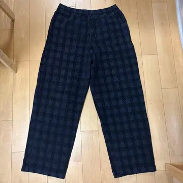 ZARA 남성용 체크 무늬 이지 팬츠 L 사이즈