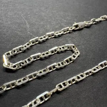 [이탈리아제 6g 45cm] 앵커 체인 목걸이 silver925