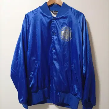 [ USA제 ] 90s Sportsmaster 나일론 바시티 자켓 XL 파랑